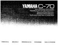 Yamaha C-70 - Owners Manual 